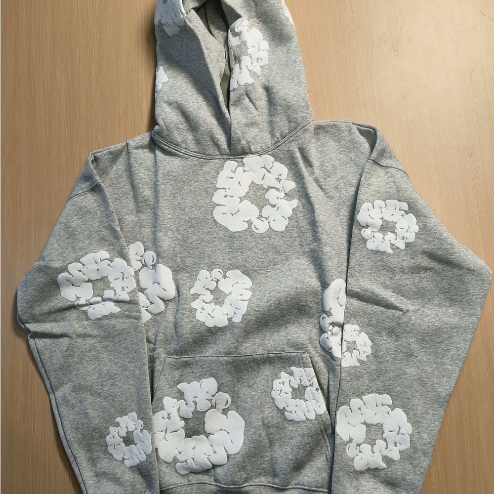 Denim tears grey hoodie size small